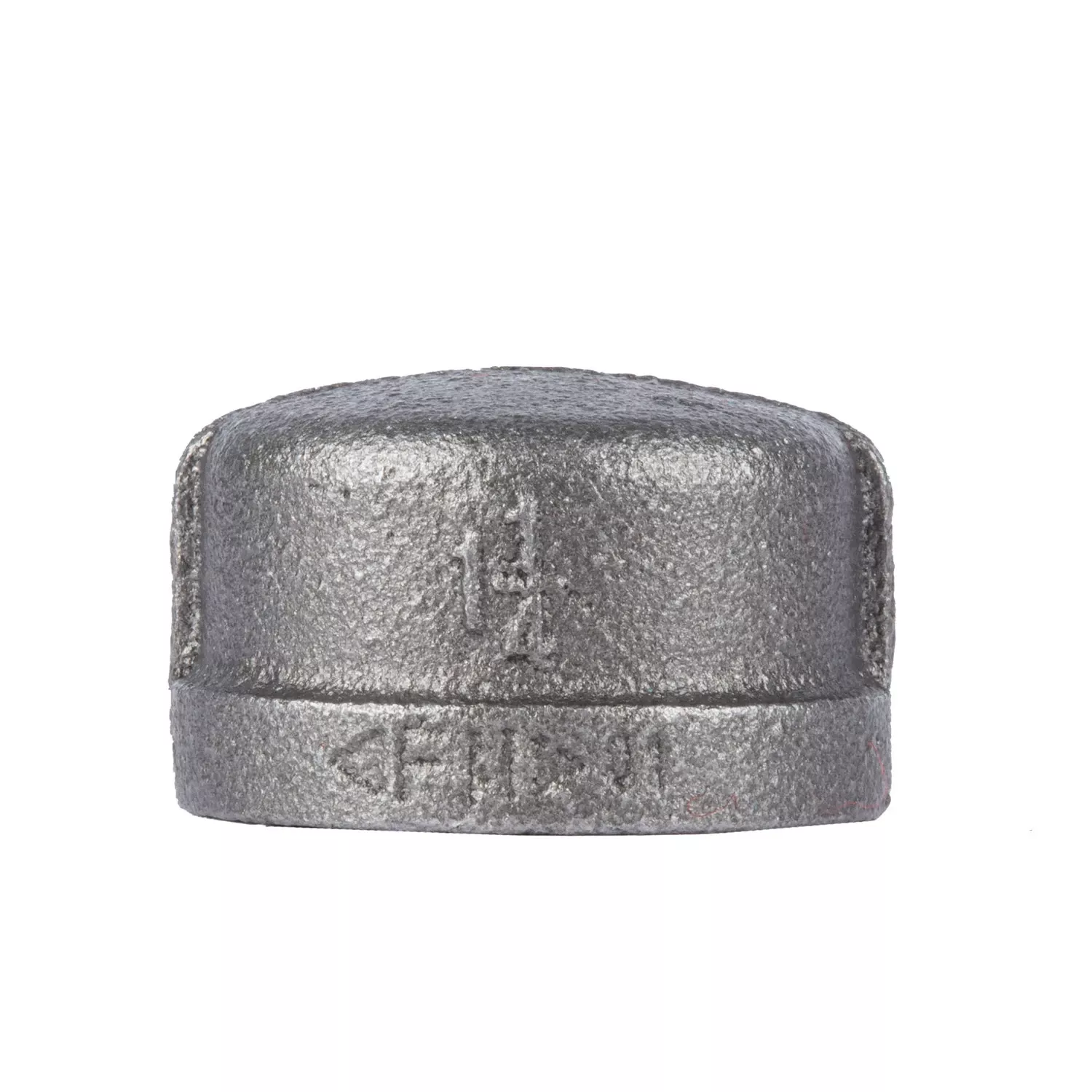 1-1/4 In. Black Pipe Cap