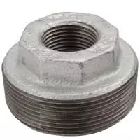 1/4" X 1/8" Galvanized Malleable Hex Pipe Bushing