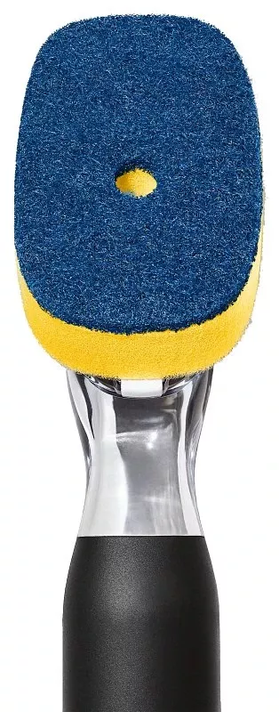 1 In. W Soft/medium Bristle Soap Dispensing Scrubber Brush