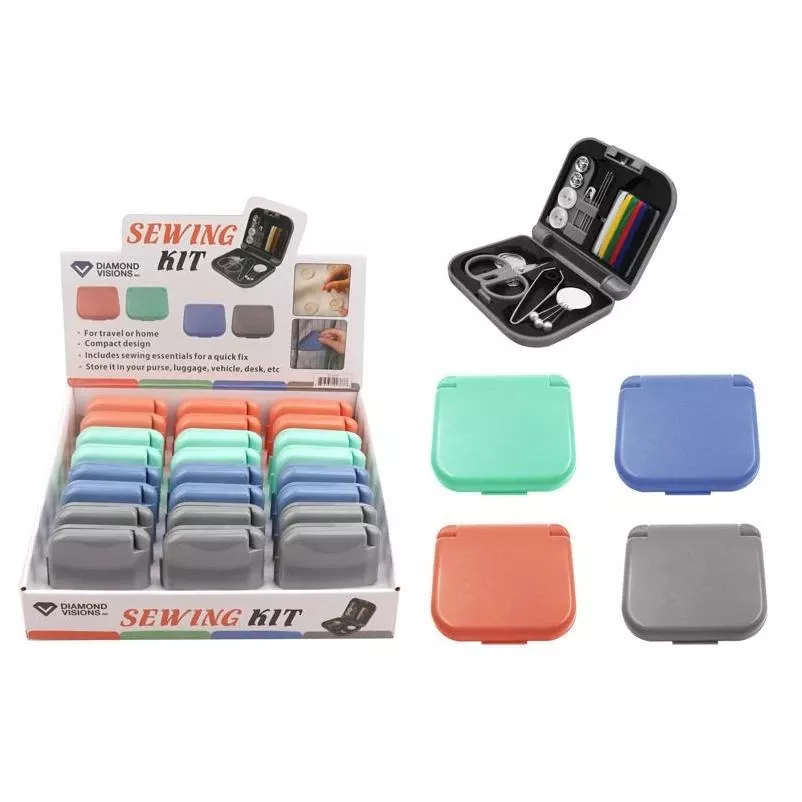 1‑piece Sewing Kit – Assorted Colors