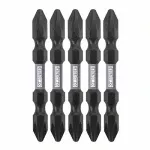 #2 Phillips Double End Impact Screwdriver Bit, 5-Pk.