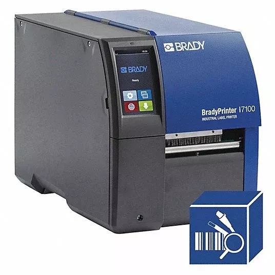 Brady 149050 Desktop Printer PC Connected, Single Color, Direct Thermal/Thermal Transfer, 4 3/8 in Max. Label Wd