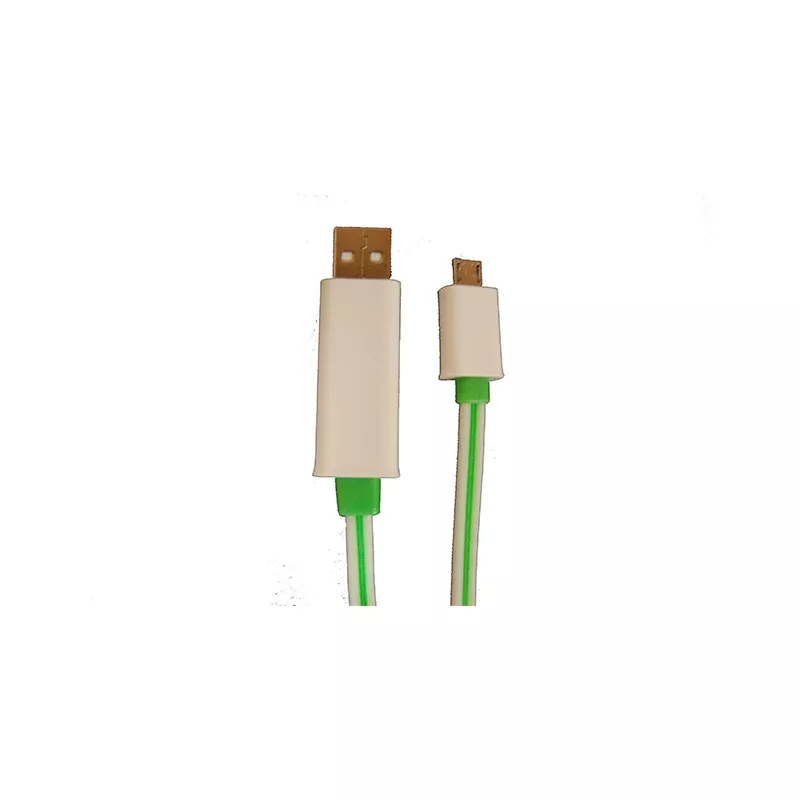 Bytecc U2MICRO-F3WG LED EL Micro USB Sync DATA Charging Cable