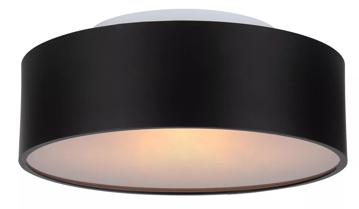 Ceiling Light - Canarm DEXTER Matte Black Flush Mount, IFM318A13BK