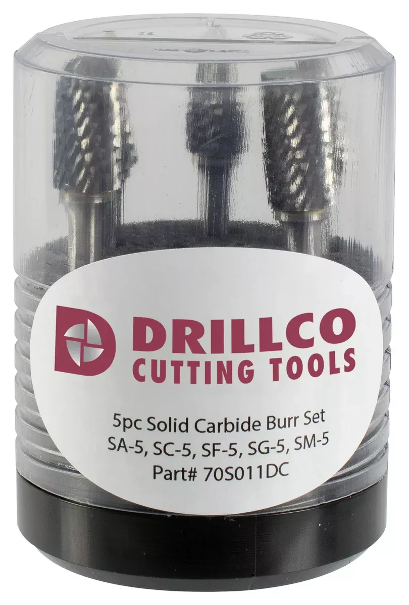 Drill Bits - Walter DRILLCO CARBIDE BURR SET, 70S011DC