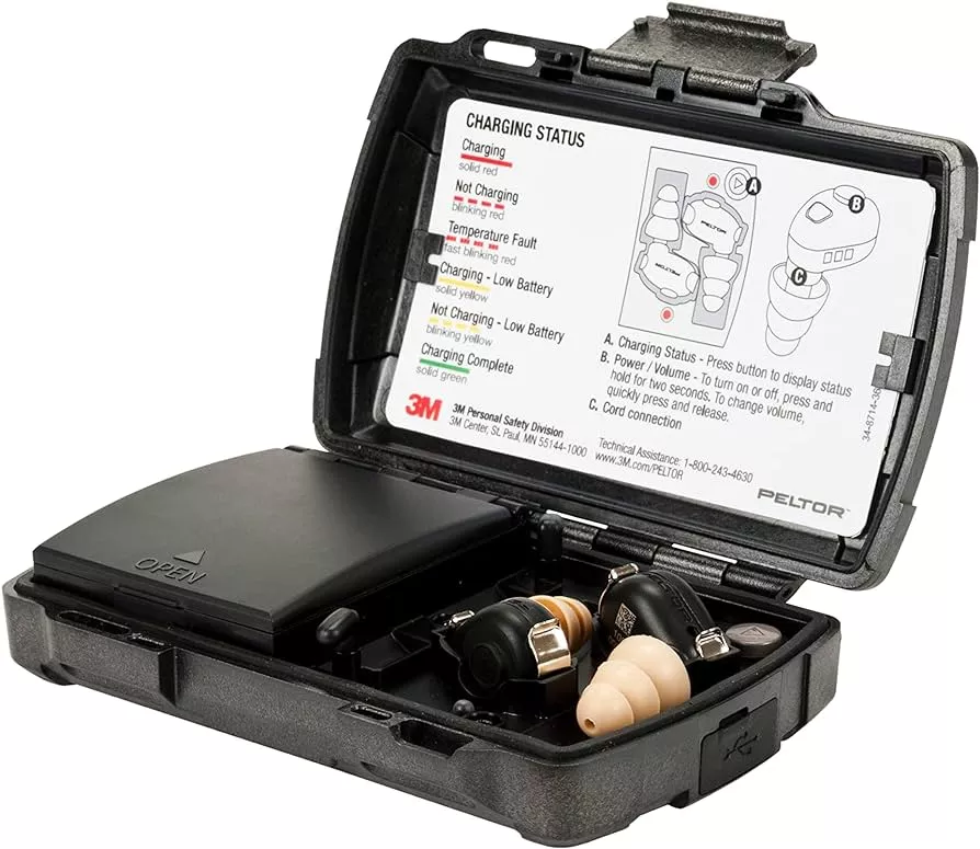 Earplug Case - 3M™ PELTOR™ Tactical Earplug, 1 Kit EA/Case, TEP-100