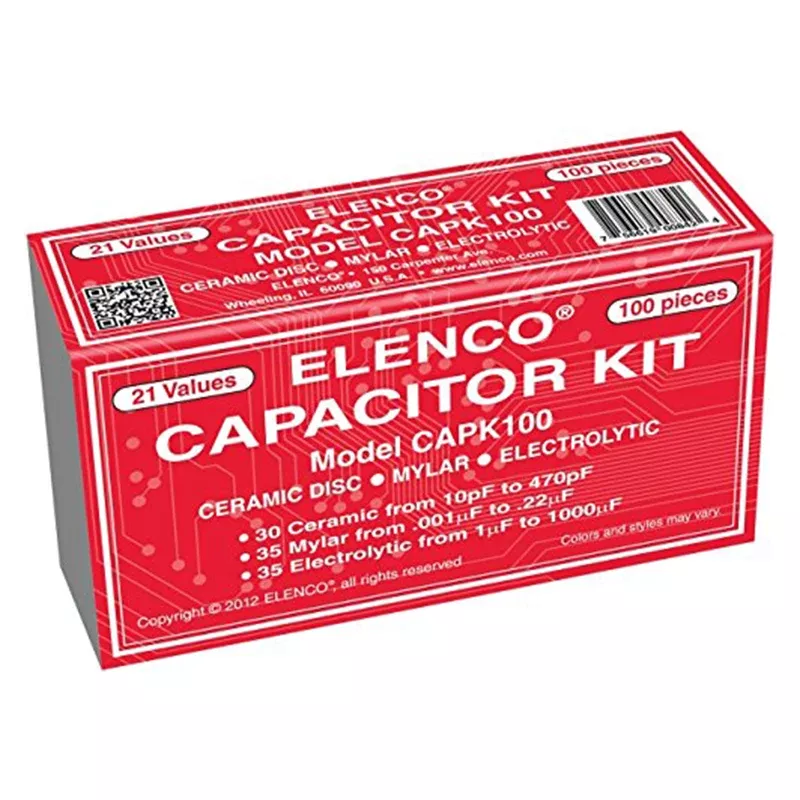 Elenco CAPK-100 Capacitor Component Kit