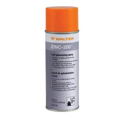 Galvanizing Compound - Walter ZINC 200™ Cold Galvanizing Spray, 53H152
