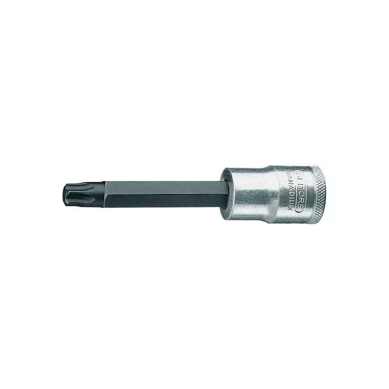 GEDORE 6105180 Screwdriver Bit, Socket 1/2", Long TORX T70