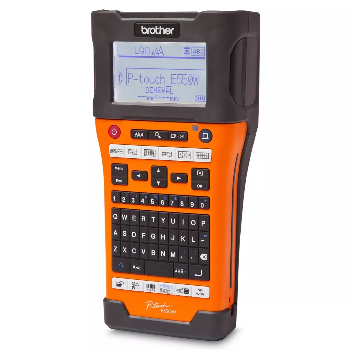Label Maker - Brother Advanced Industrial Handheld Labeller with Wireless and Computer (USB) Connectivity, PTE550WVP
