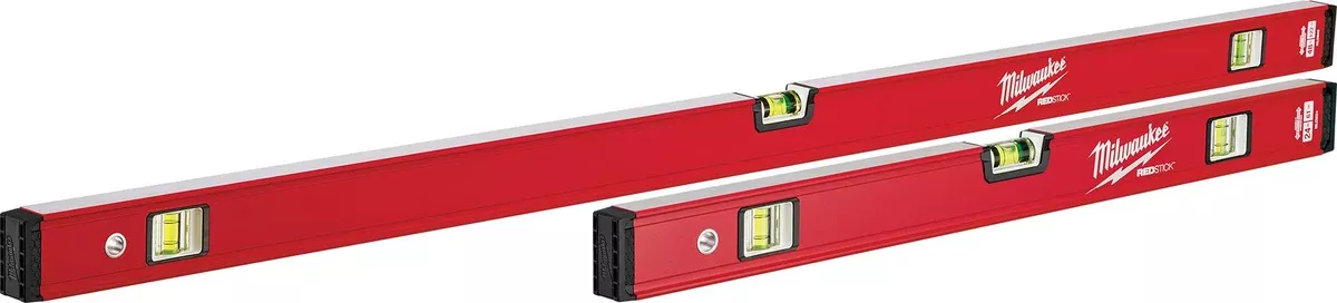 Level - Milwaukee 24"/48" REDSTICK™ Compact Box Level Set, MLCMS48