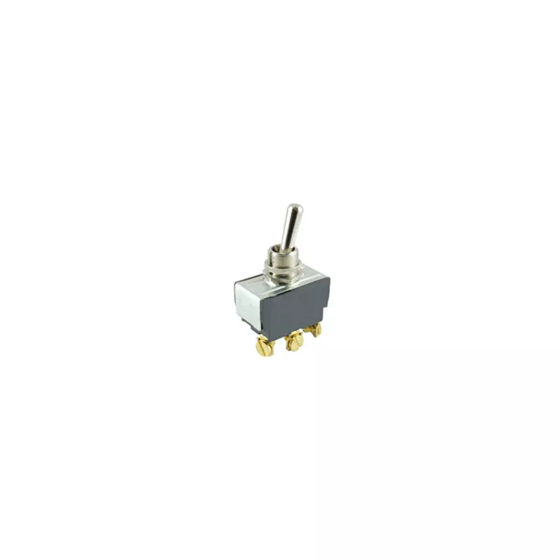 NTE Electronics 54-096 SWITCH BAT HANDLE TOGGLE SPDT 6A 125VAC SCREW TERMINALS