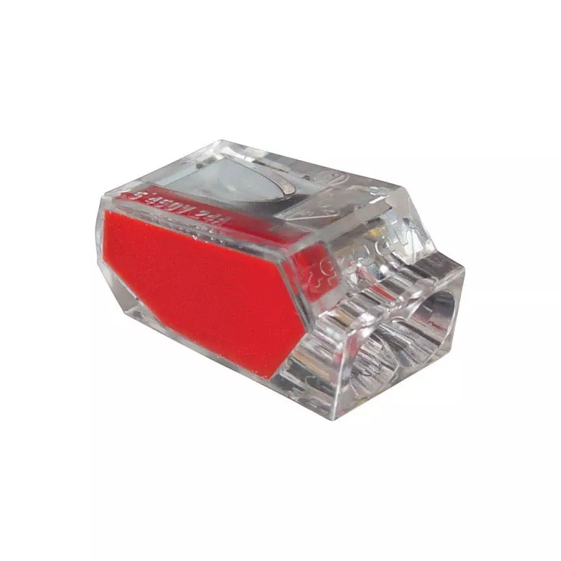 PushGard Push In Connector, 2 Port, 10-Pk.