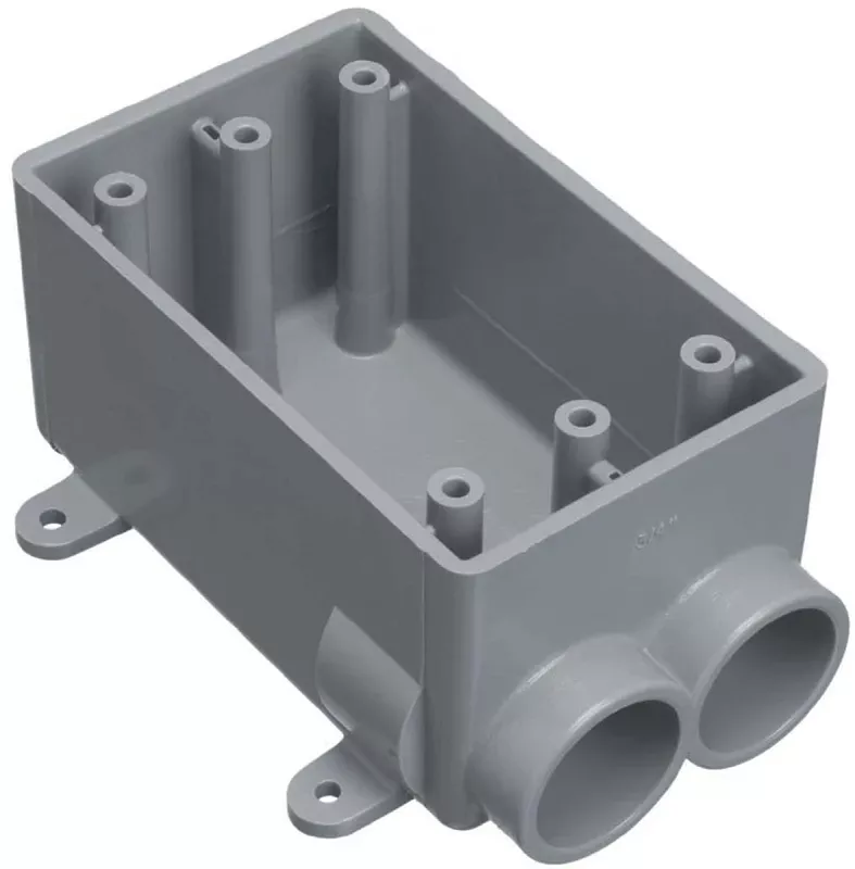 PVC Field Service Split Box, Single Gang, 3/4 In.