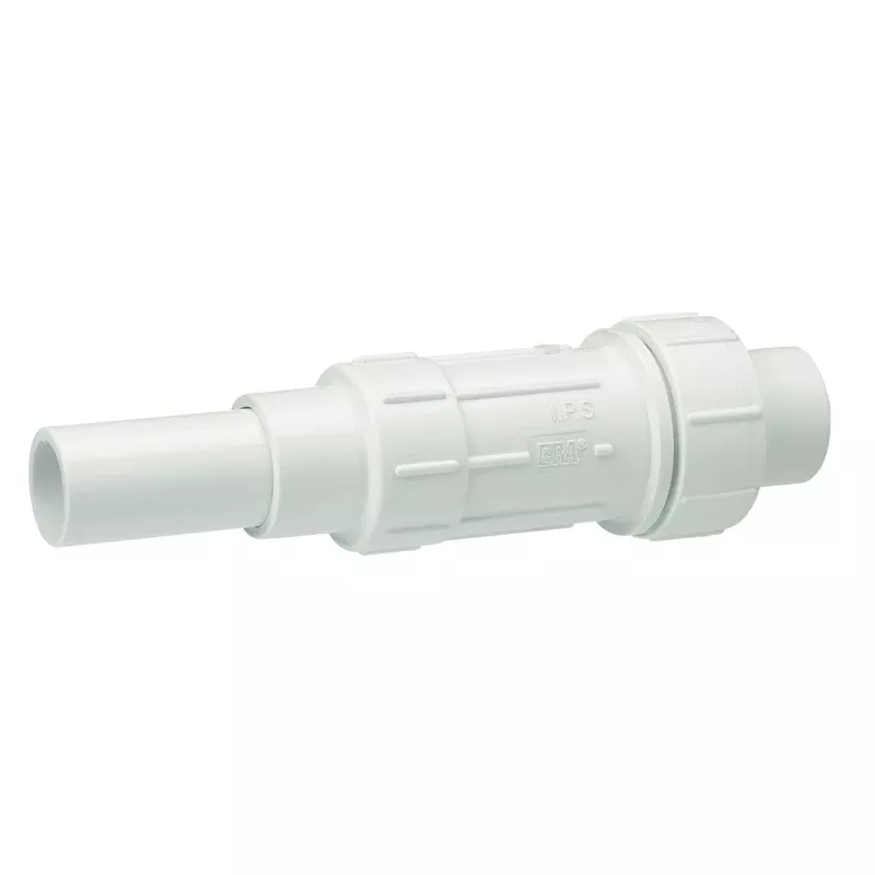 Pvc Solvent Weld Adjustable Repair Pipe Coupling, 1-1/2 In.