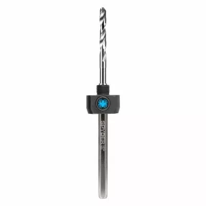 Rapid Core Eject Quick-change Hss Hole Saw Arbor, 3/8 In.