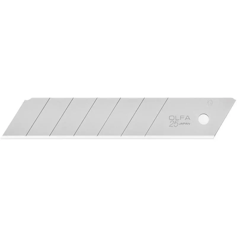 Replacement Blades - OLFA 25mm HB Silver Snap Blades, Various Pack Quantities