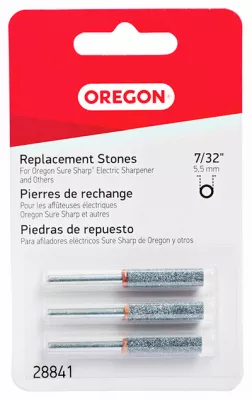 Replacement Sharpening Stone For Chainsaws, 7/32 In., 3-pk.