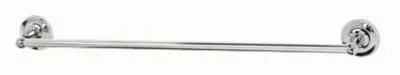 Rounded Towel Bar, Chrome, 18-In.