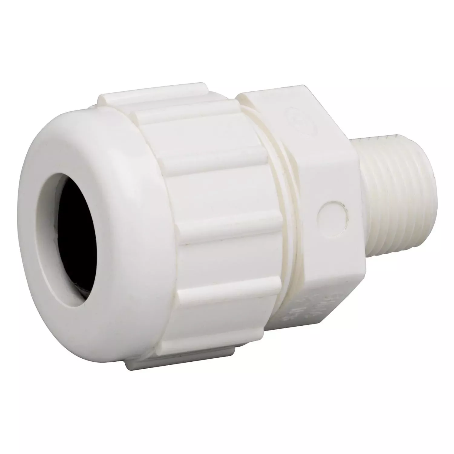Schedule 80 PVC Compression Adapter, 1-1/2 In. MPT