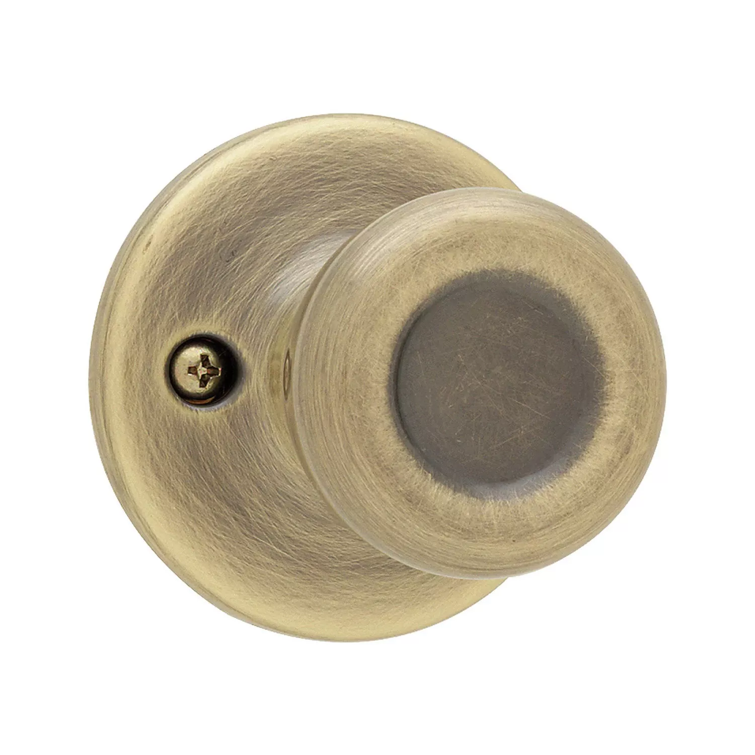 Security Antique Brass Tylo Dummy Knob
