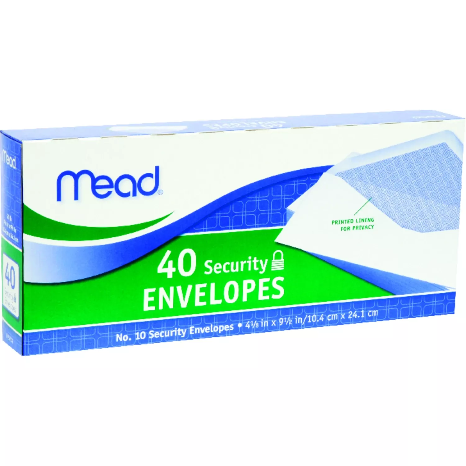 Security Envelopes, #10, 40-Pk.