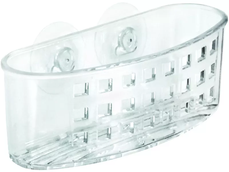 Sinkworks Clear Suction Sponge & Scrub Center