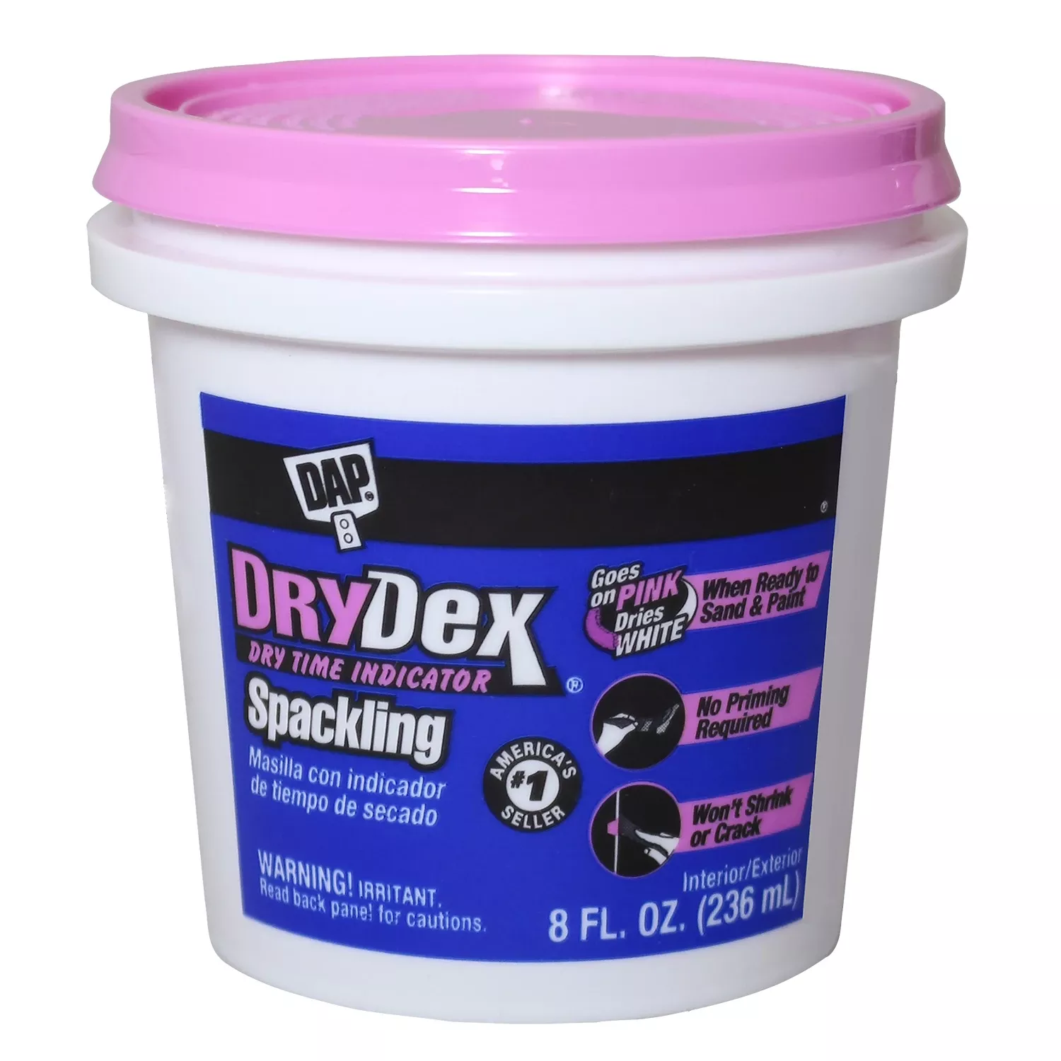 Spackling, Dry-time Indicator, 1/2-pt.