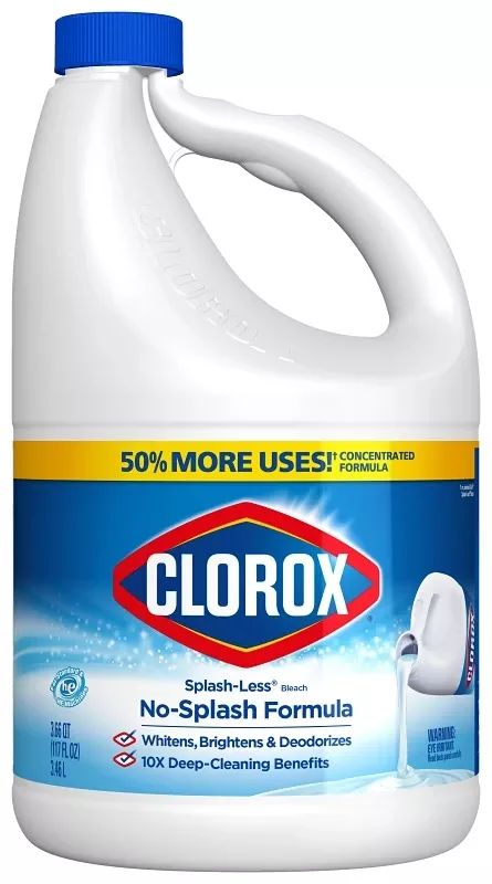 Splash-Less Regular Bleach, 117 oz.