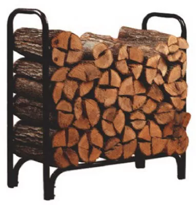 Steel Log Rack, 4 Ft.
