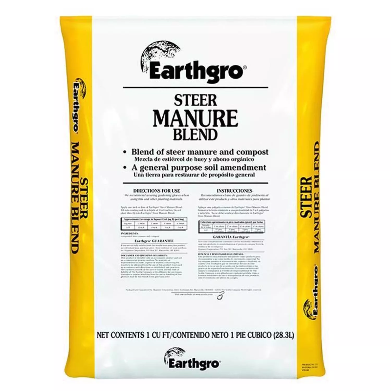 Steer Manure Blend, 1-Cu. Ft.