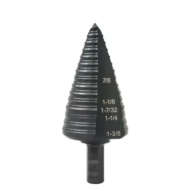 Step Drill Bits - Greenlee 1 3/8" Step Bit #12, GSB12