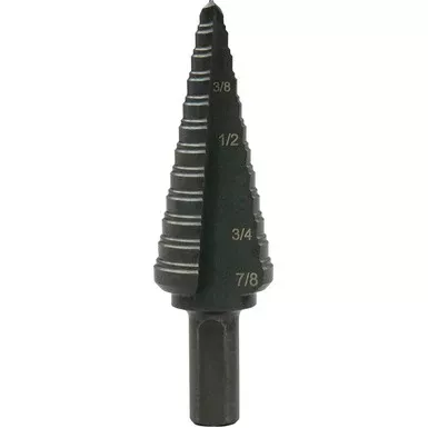 Step Drill Bits - Greenlee 7/8" Step Bit #4, GSB04