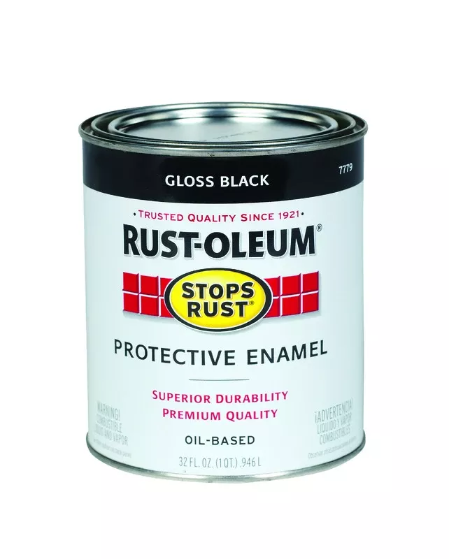 Stops Rust Qt. Gloss Black Enamel
