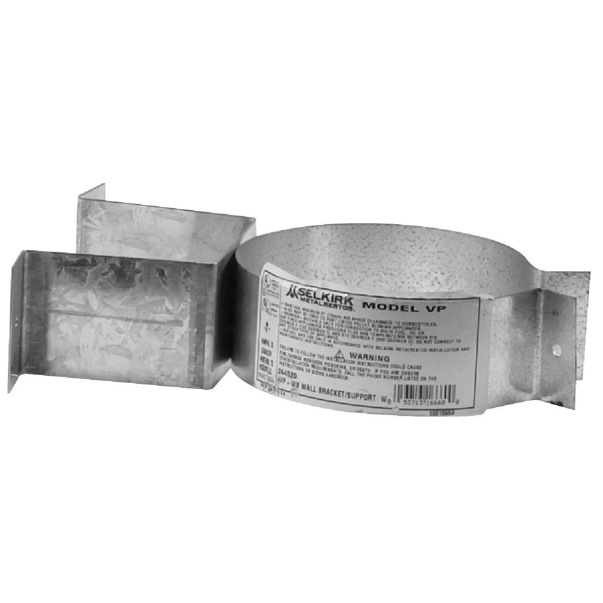 Stove Wall Support Bracket, 3 In. I.D.