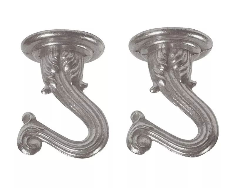 Swag Hook, Brushed Pewter, 2-Pk.