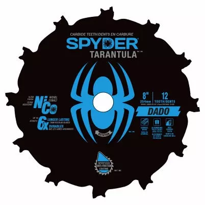 Tarantula Dado Circular Saw Blade, 8 In.