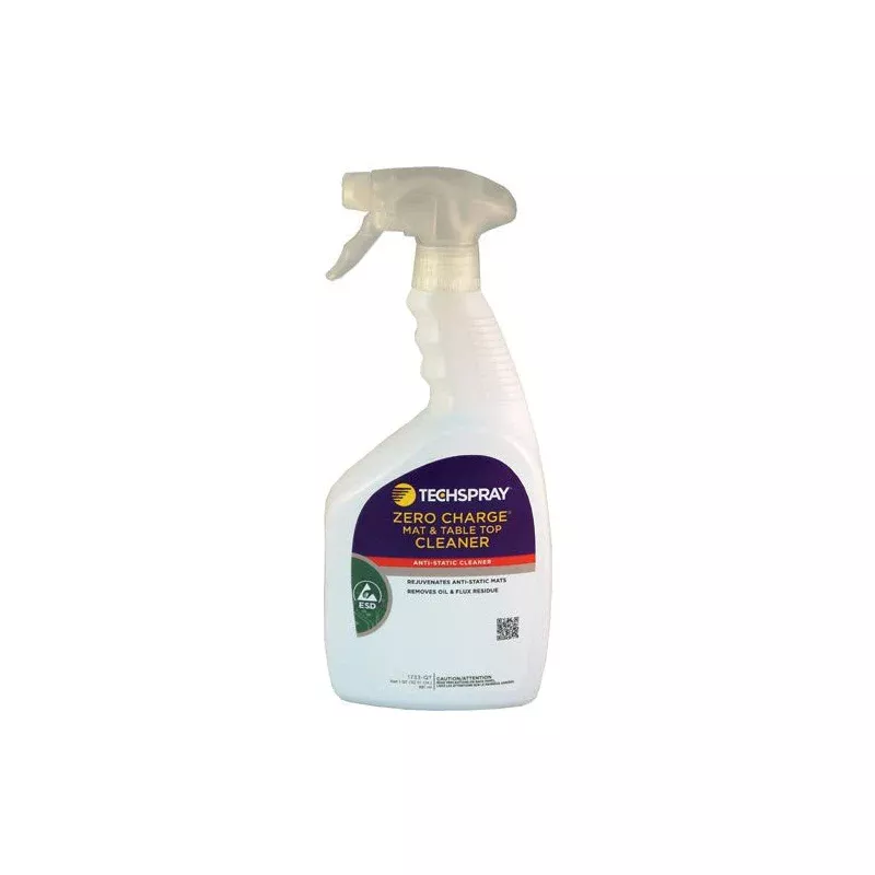 Techspray 1733-QT Zero Charge Mat and Table Top Cleaner