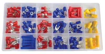 Terminal & Connector Kit, 22-18 AWG, 175-Pc.