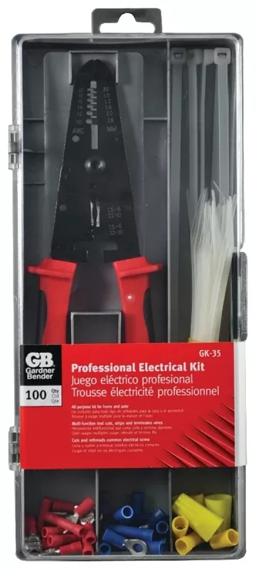 Terminal & Crimping Tool Kit, 100-Pc.