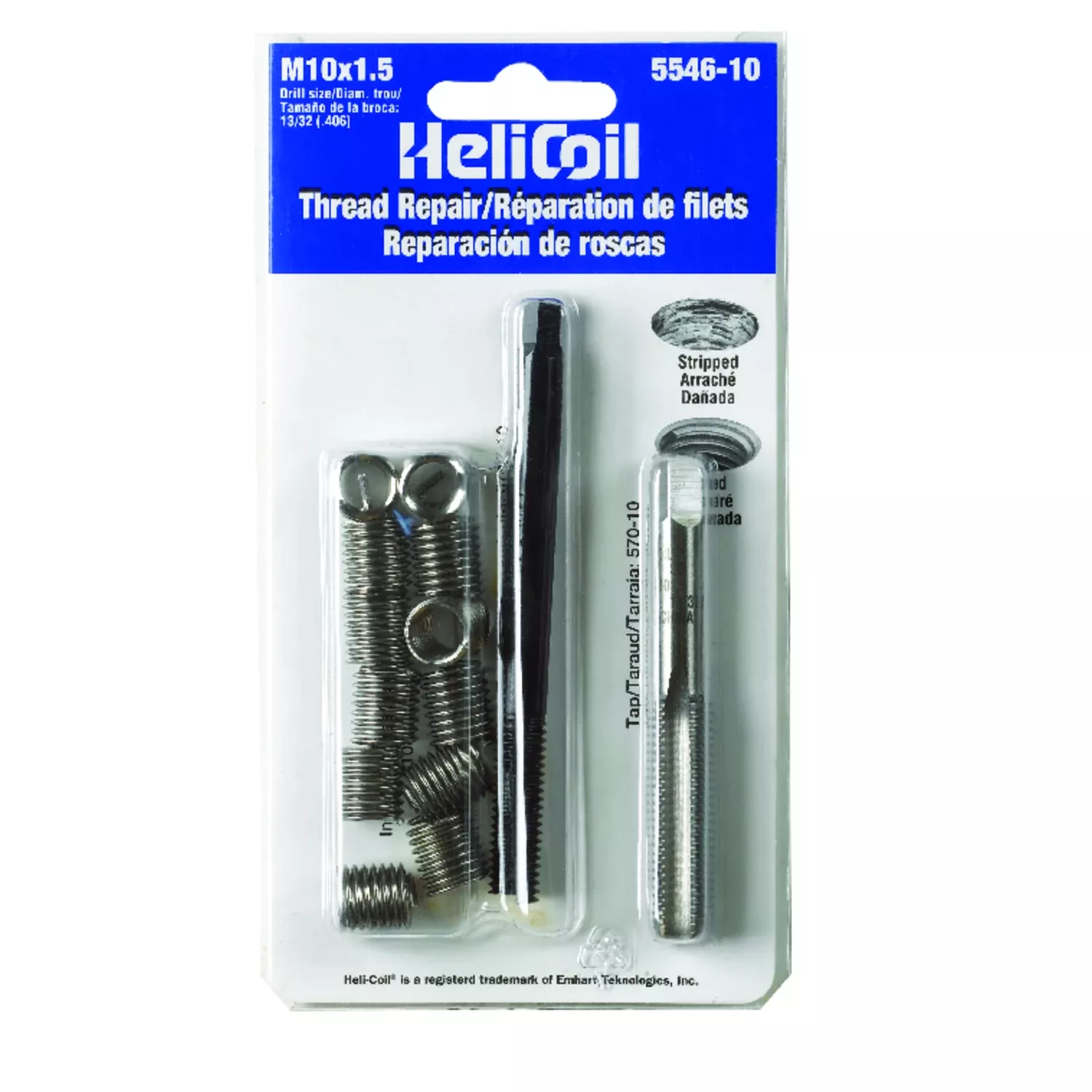 Thread Repair Kit, 10 x 1.5 Metric