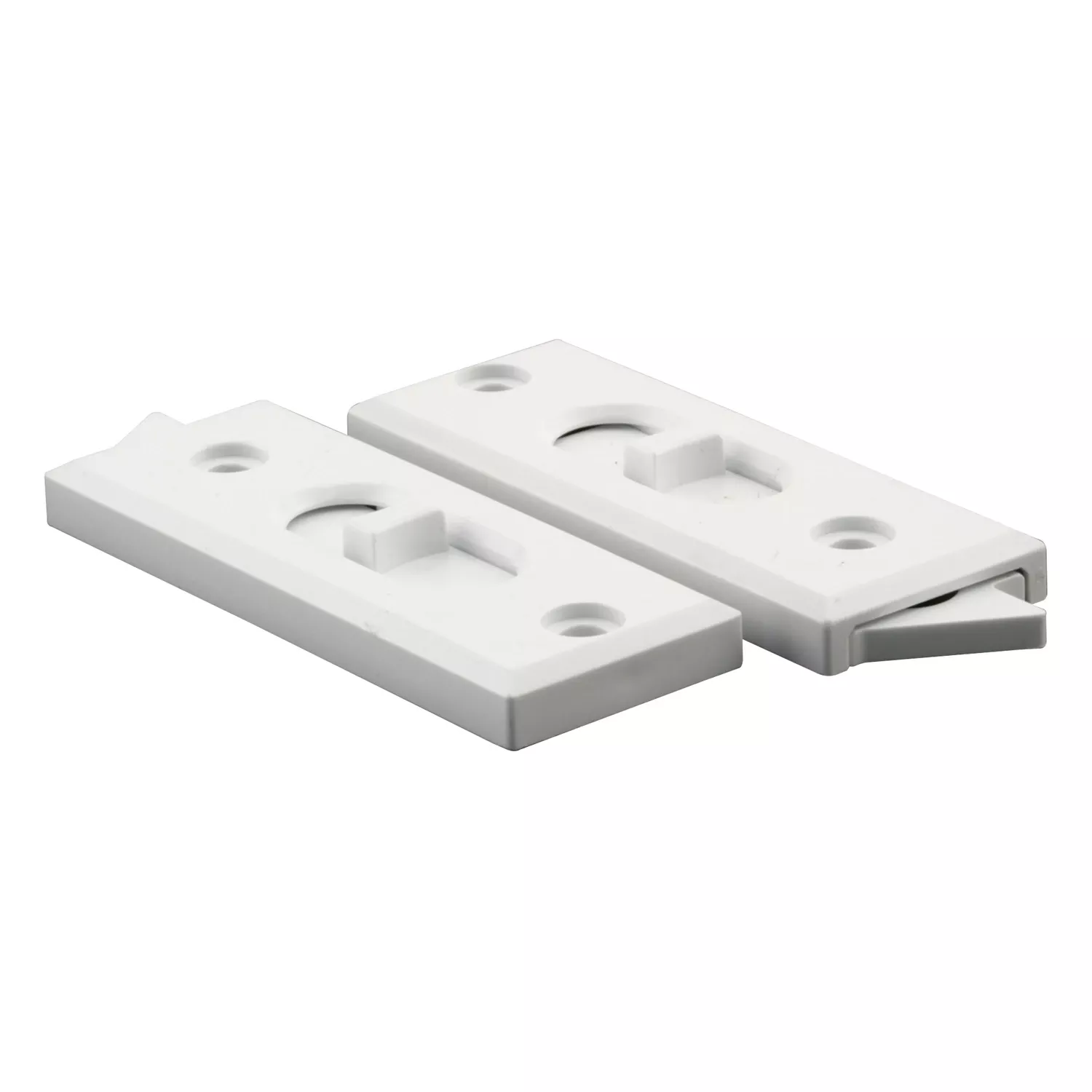 Tilt Latch, White Plastic, 2-Pk.