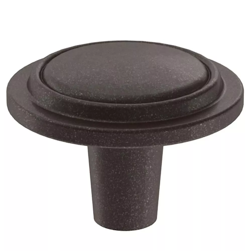 Top Ring Cabinet Knobs, Cocoa Bronze, 1-1/4-In. Round, 10-Pk.