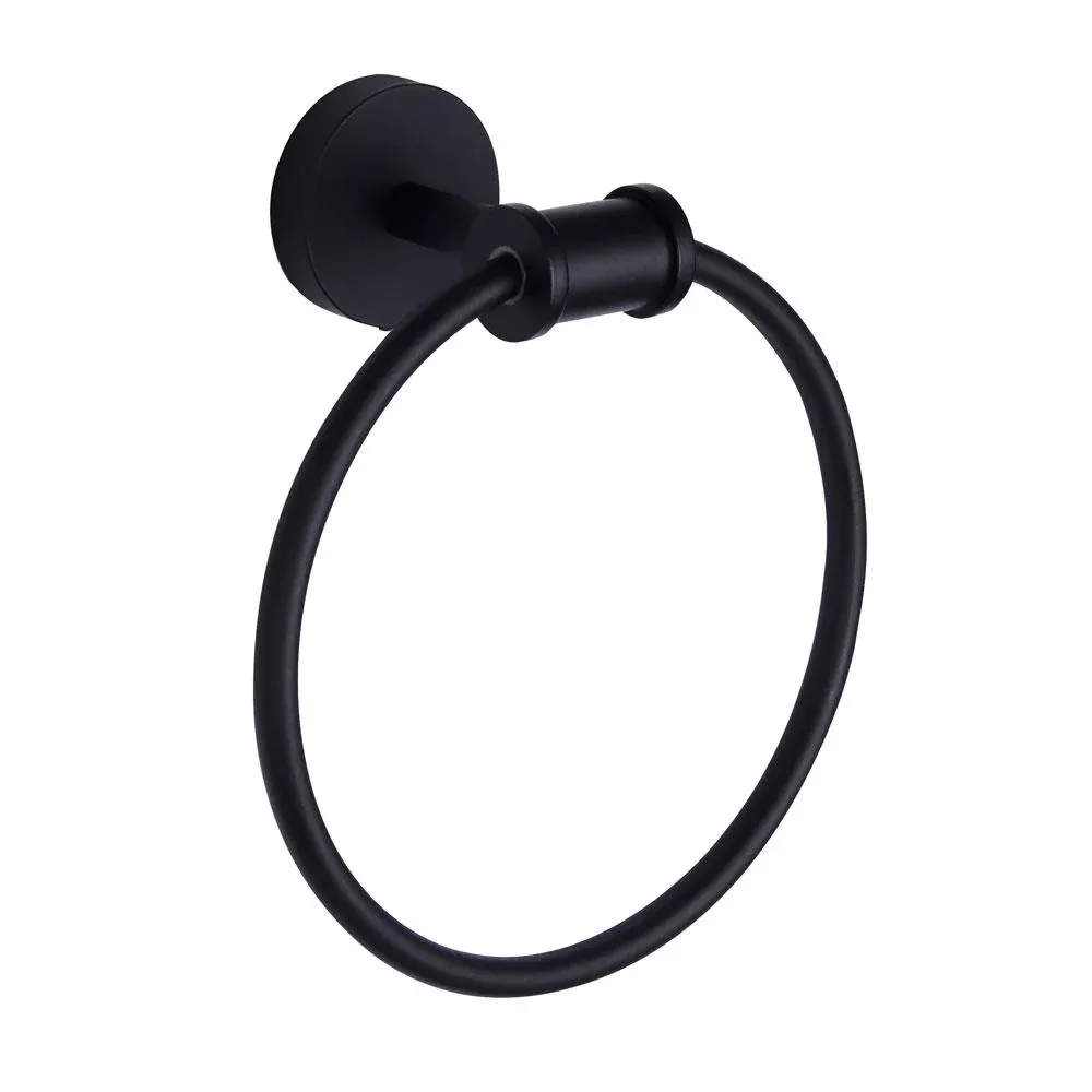 Towel Ring - Canarm Carson Towel Ring, BA102A07BK