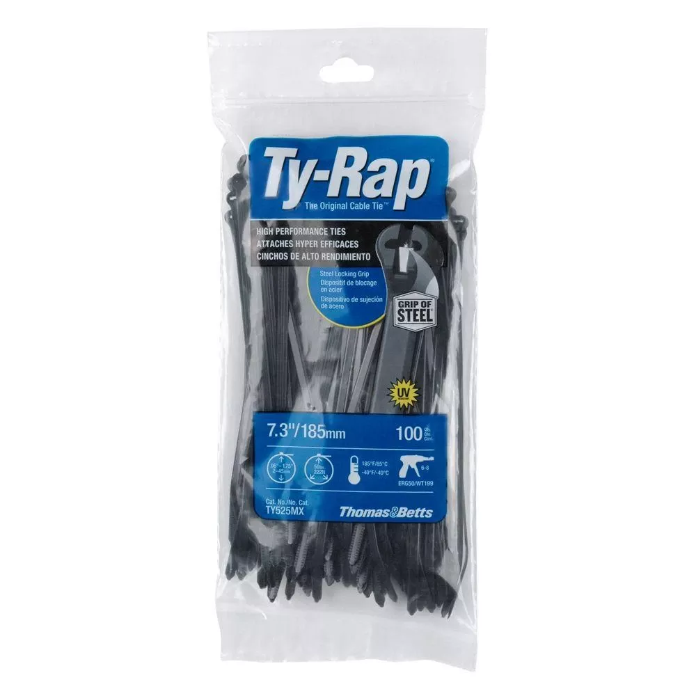 Ty-rap 100-pack Nylon Cable Ties