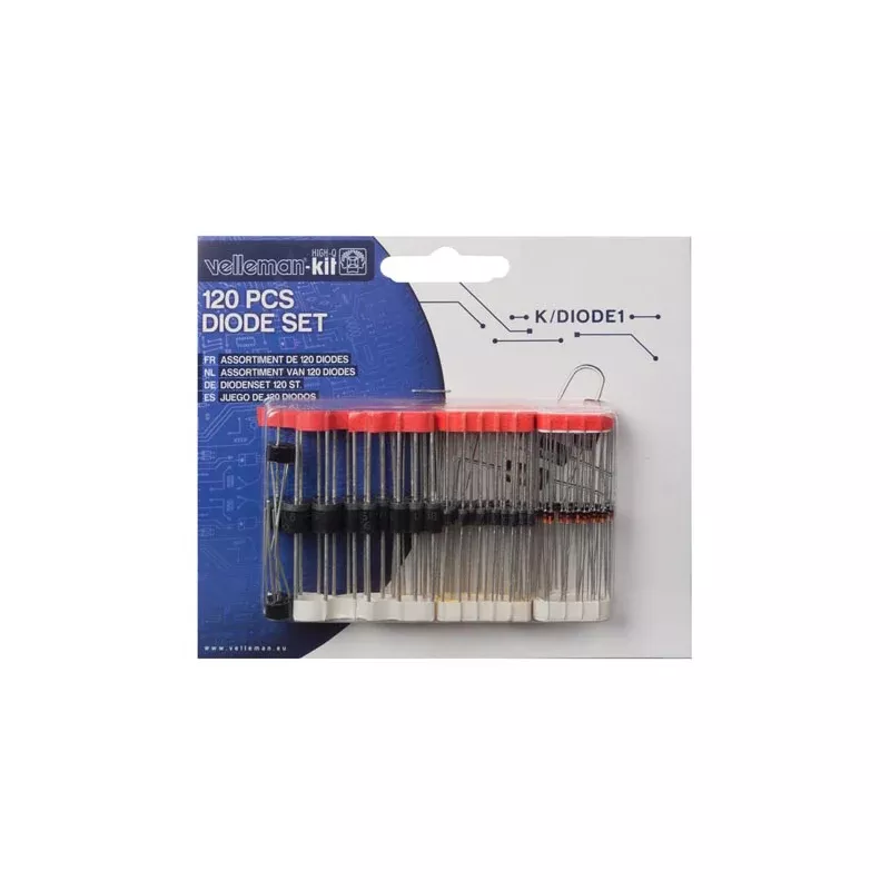 Velleman K/DIODE1 120 Pcs Diode Set