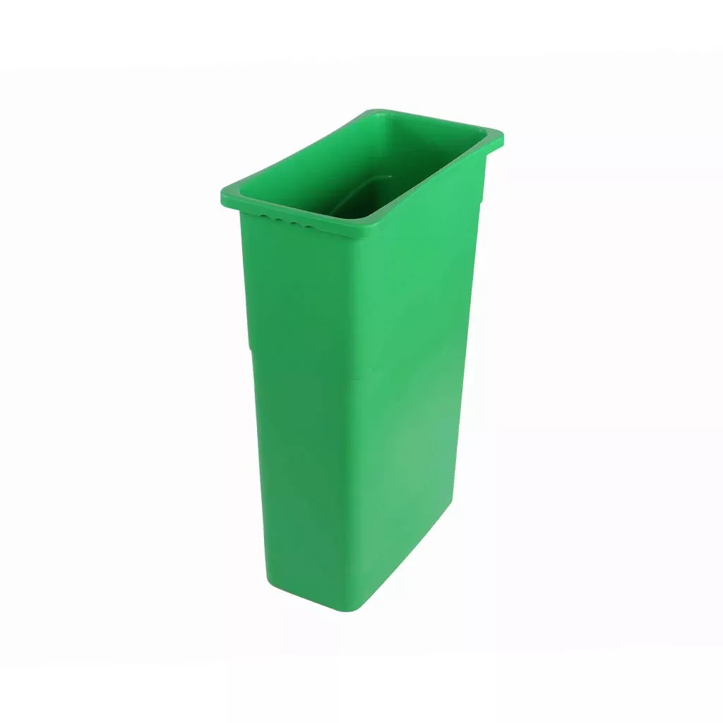 Waste Container - Globe 23 Gallon Slim Container, Various Colours