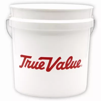 White Plastic Pail, 2-Gallons