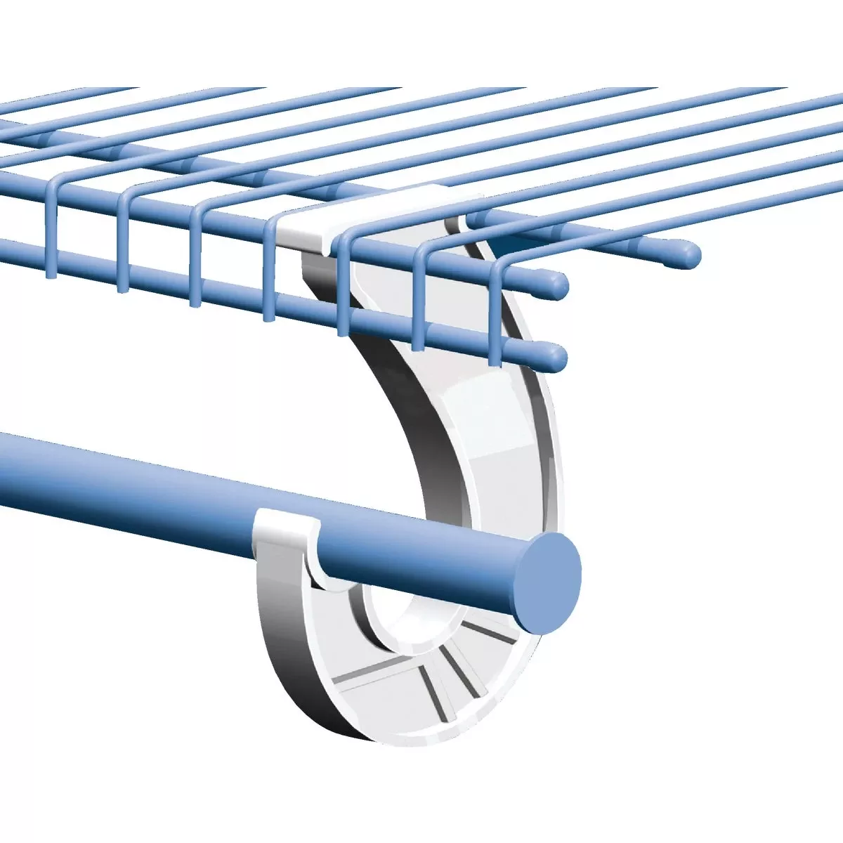 White Super Hang Rod Support