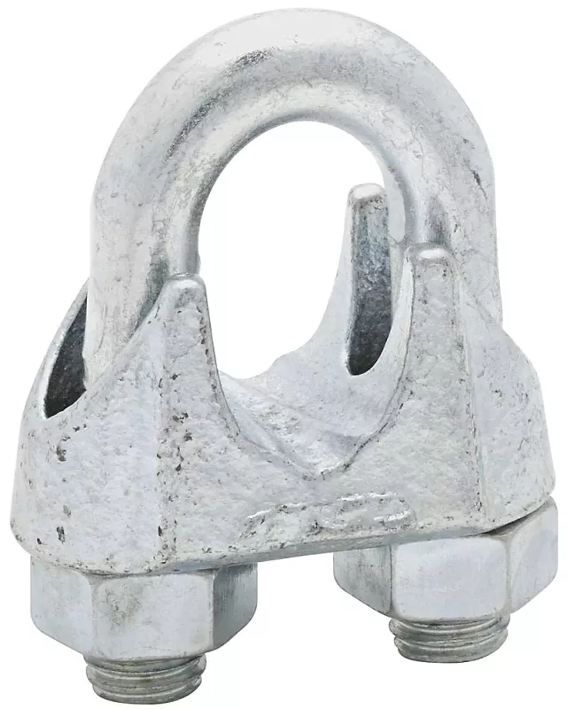 Wire Cable Clamp, Zinc, 3/4 In.